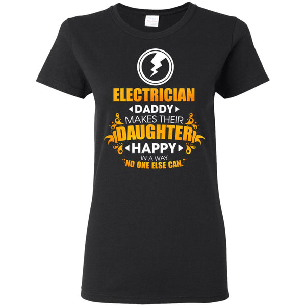 Dad and Daughter Electrician Partners for Life Gift T-Shirt