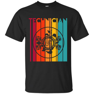 Retro Technician Vintage T Shirt