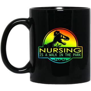 Nursing Is A Walk In The Park Mugs