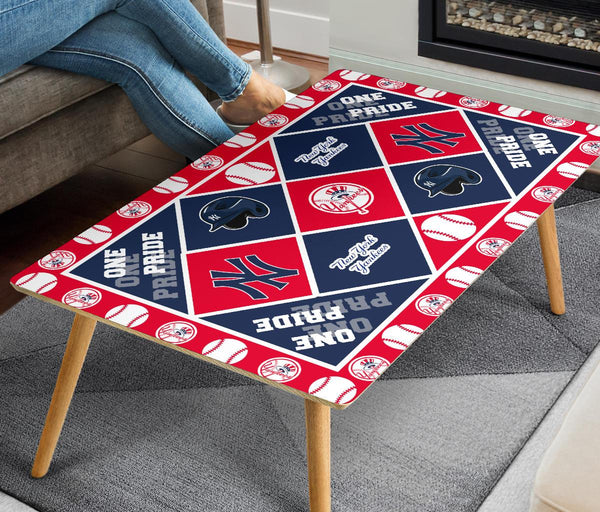 Pride Flag New York Yankees Coffee Table Vota Color