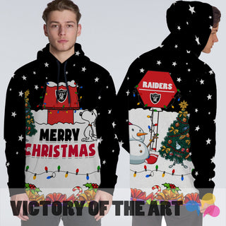 Funny Merry Christmas Oakland Raiders Hoodie 2019