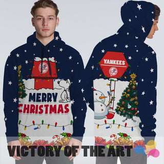 Funny Merry Christmas New York Yankees Hoodie 2019