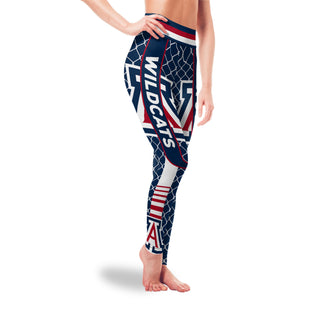 Small Line Circle Stylish Fashion Arizona Wildcats Leggings