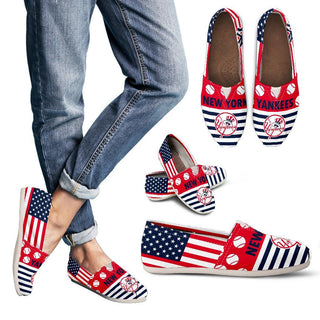 Proud of American Flag New York Yankees Casual Shoes