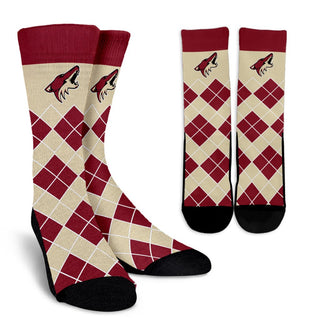 Gorgeous Arizona Coyotes Argyle Socks