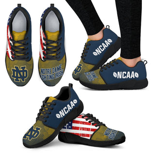 Awesome Fashion Notre Dame Fighting Irish Shoes Athletic Sneakers