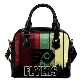 Vintage Silhouette Philadelphia Flyers Purse Shoulder Handbag