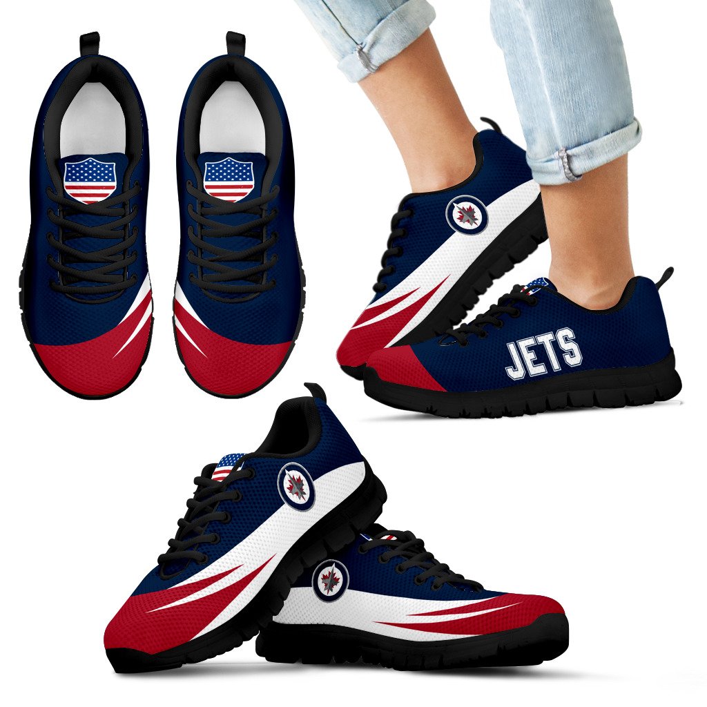 Special Gift Logo Winnipeg Jets Sneakers
