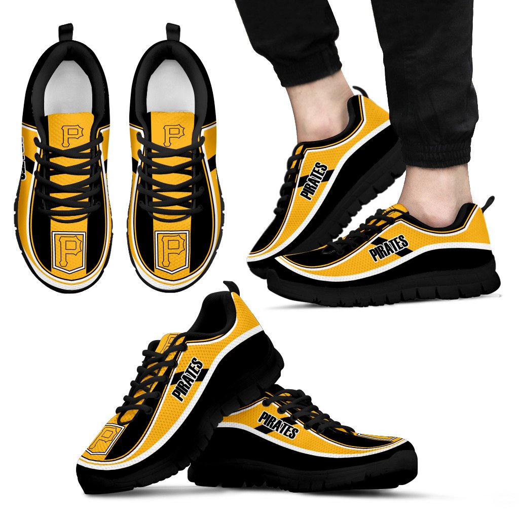 Simple Color Flag Pittsburgh Pirates Sneakers
