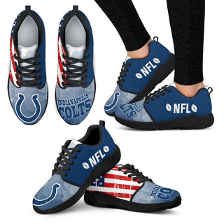 Awesome Fashion Indianapolis Colts Shoes Athletic Sneakers