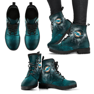 Magical Green Sun And Moon Dreamcatcher Miami Dolphins Boots