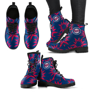 Dizzy Motion Amazing Designs Logo Minnesota Twins Boots