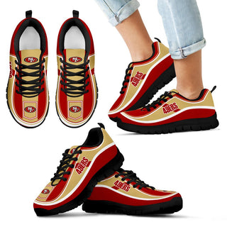 Simple Color Flag San Francisco 49ers Sneakers