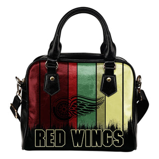 Vintage Silhouette Detroit Red Wings Purse Shoulder Handbag