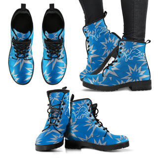 Dizzy Motion Amazing Designs Logo Detroit Lions Boots