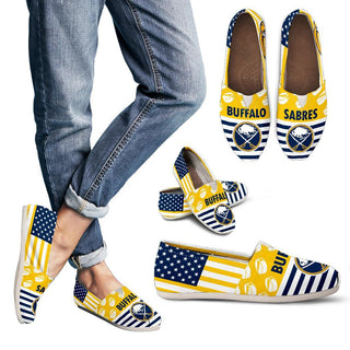 Proud of American Flag Buffalo Sabres Casual Shoes