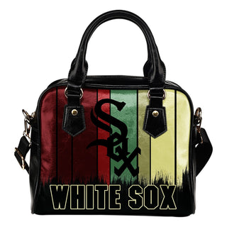Vintage Silhouette Chicago White Sox Purse Shoulder Handbag