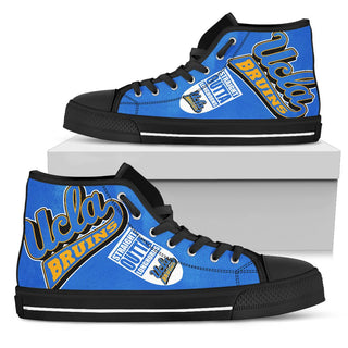 Straight Outta UCLA Bruins High Top Shoes