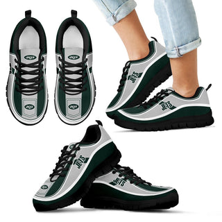 Simple Color Flag New York Jets Sneakers