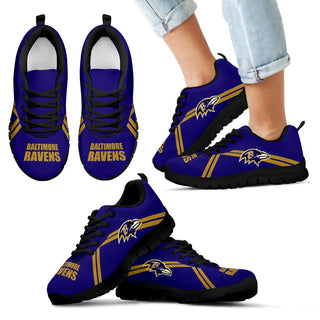 Baltimore Ravens Parallel Line Logo Sneakers
