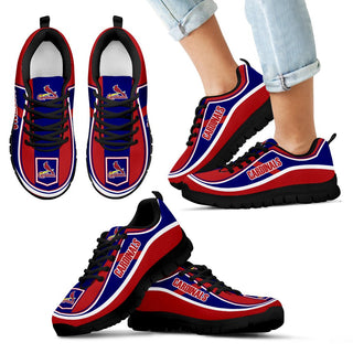 Simple Color Flag St. Louis Cardinals Sneakers