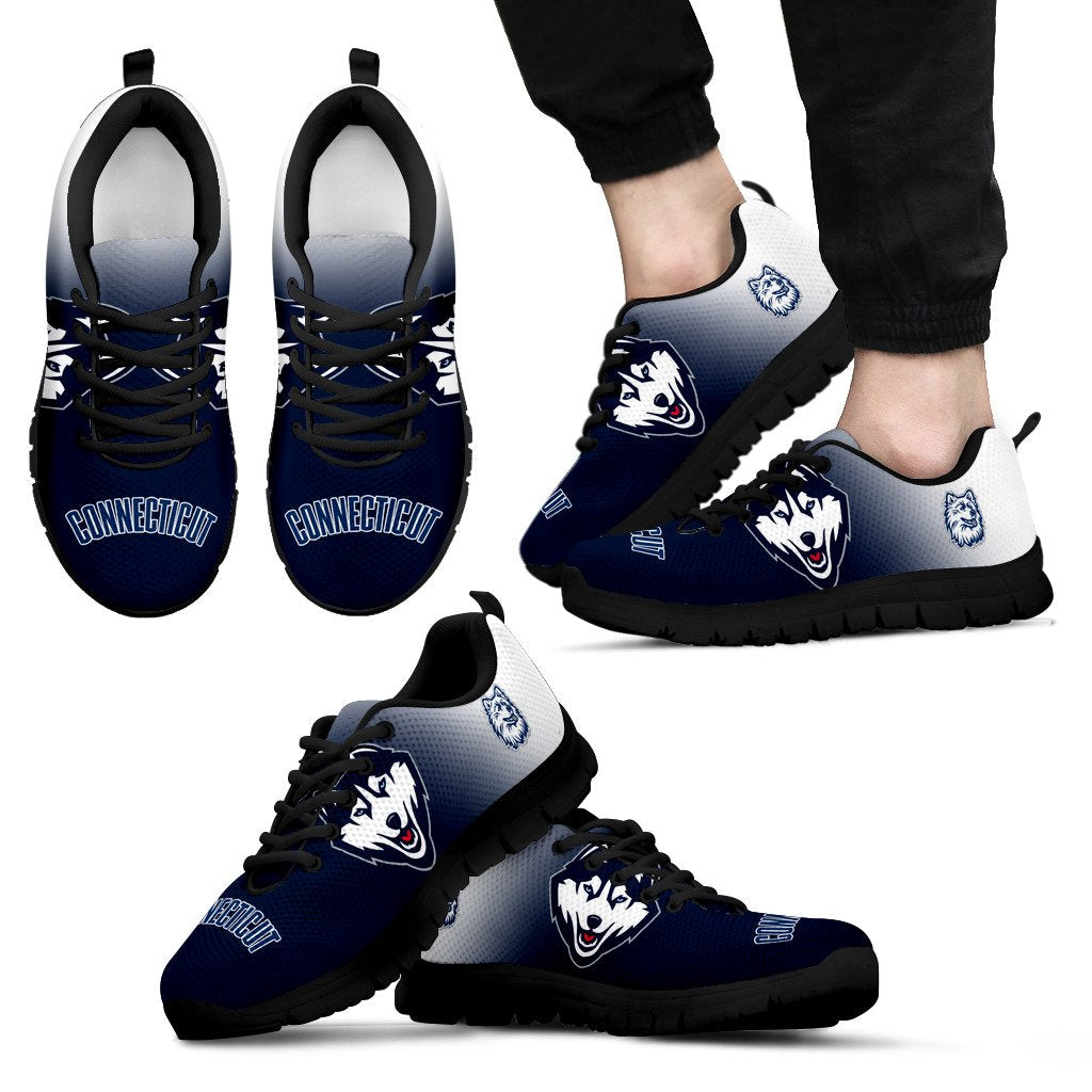 Awesome Unofficial Connecticut Huskies Sneakers