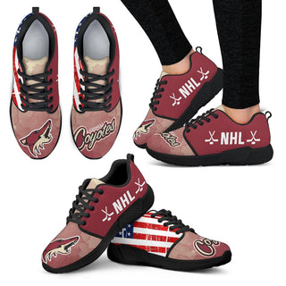 Awesome Fashion Arizona Coyotes Shoes Athletic Sneakers