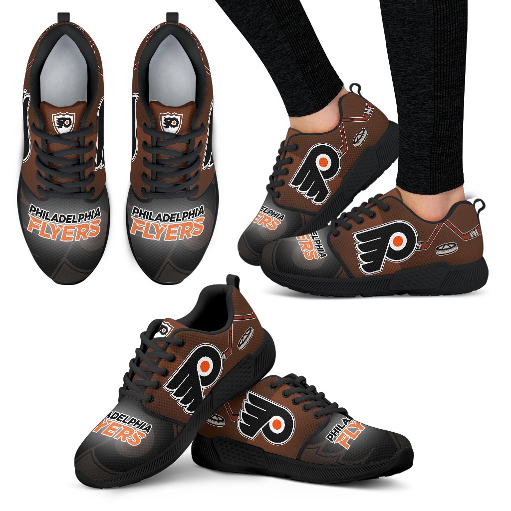 Pro Shop Philadelphia Flyers Running Sneakers For Hockey Fan