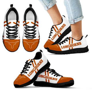 Colorful Line Stripe Texas Longhorns Sneakers