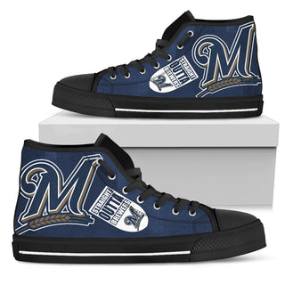 Straight Outta Milwaukee Brewers High Top Shoes