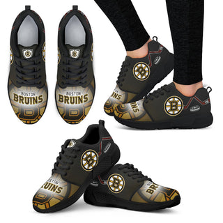 Pro Shop Boston Bruins Running Sneakers For Hockey Fan