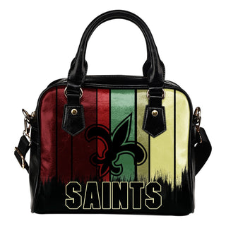 Vintage Silhouette New Orleans Saints Purse Shoulder Handbag