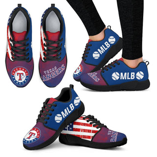 Awesome Fashion Texas Rangers Shoes Athletic Sneakers