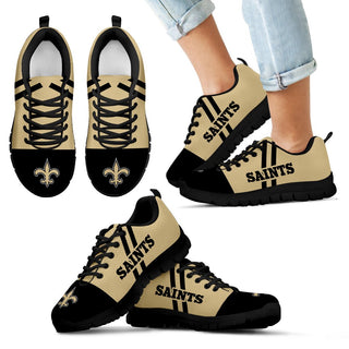 Colorful Line Stripe New Orleans Saints Sneakers
