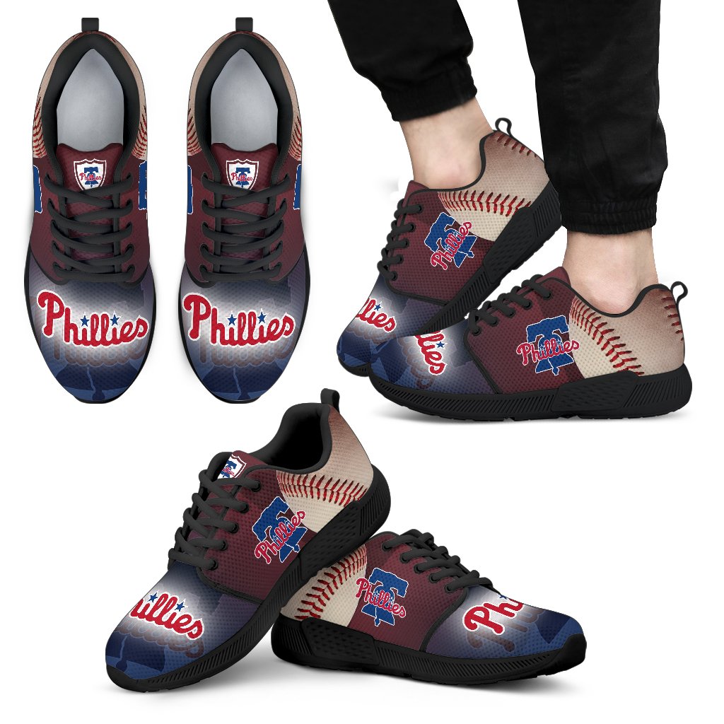 Pro Shop Philadelphia Phillies Running Sneakers For Baseball Fan – Vota ...