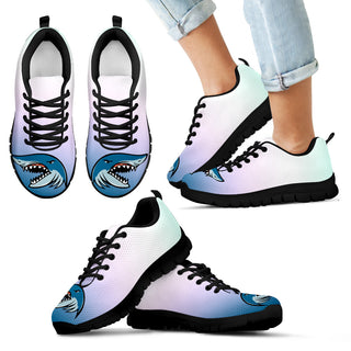 Shark Angry Under Water Ocean Cool Sneakers