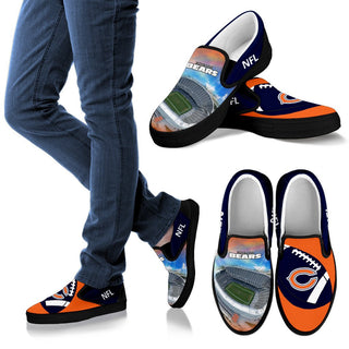 Proud Of Stadium Chicago Bears Slip-on Shoes