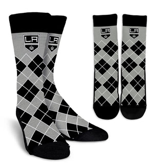 Gorgeous Los Angeles Kings Argyle Socks