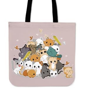 Never Be Enough Cat In My Life Cat Tote Bags