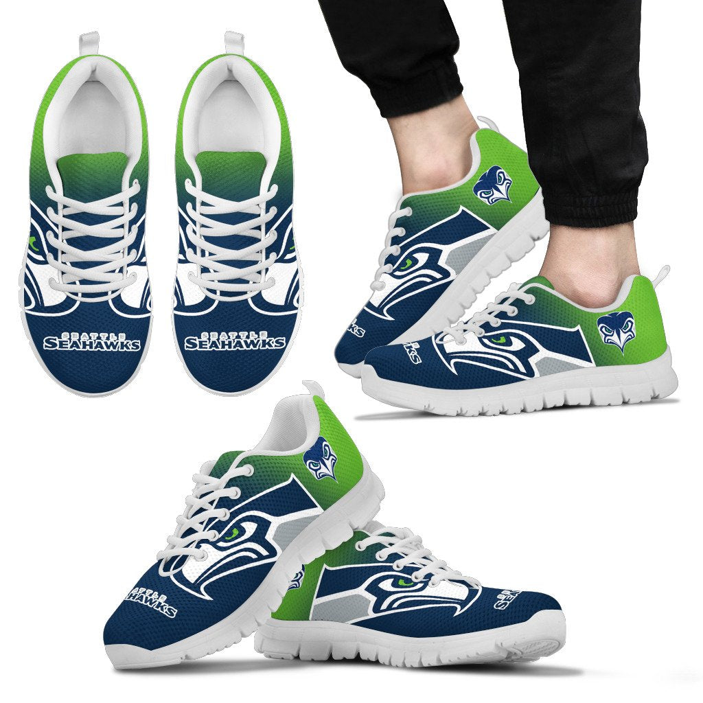 Awesome Unofficial Seattle Seahawks Sneakers