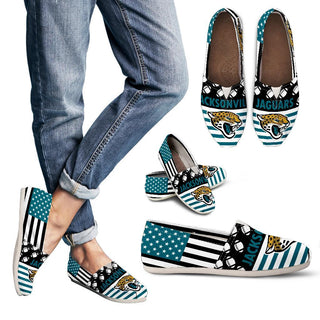 Proud of American Flag Jacksonville Jaguars Casual Shoes