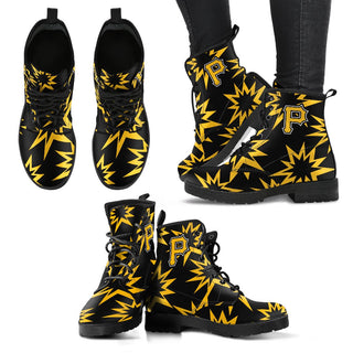 Dizzy Motion Amazing Designs Logo Pittsburgh Pirates Boots