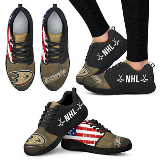 Awesome Fashion Anaheim Ducks Shoes Athletic Sneakers