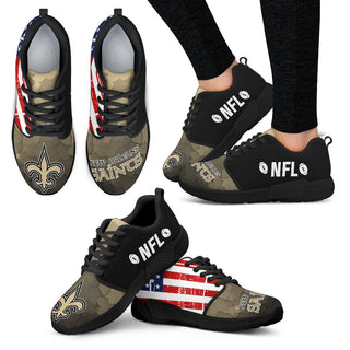 Awesome Fashion New Orleans Saints Shoes Athletic Sneakers