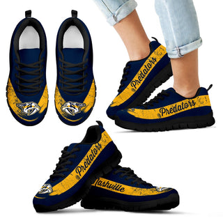 Single Line Logo Nashville Predators Sneakers