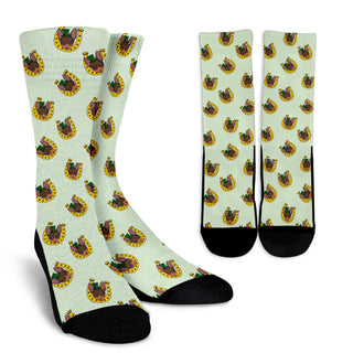 Nice Chihuahua Socks - Irish Chihuahua Pattern, is a cool gift