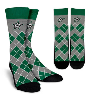 Gorgeous Dallas Stars Argyle Socks