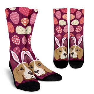 Nice Beagle Socks - Easter Beagle Pattern Socks, is a cool gift