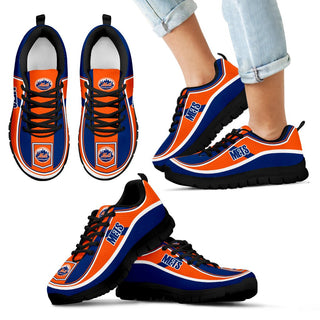 Simple Color Flag New York Mets Sneakers