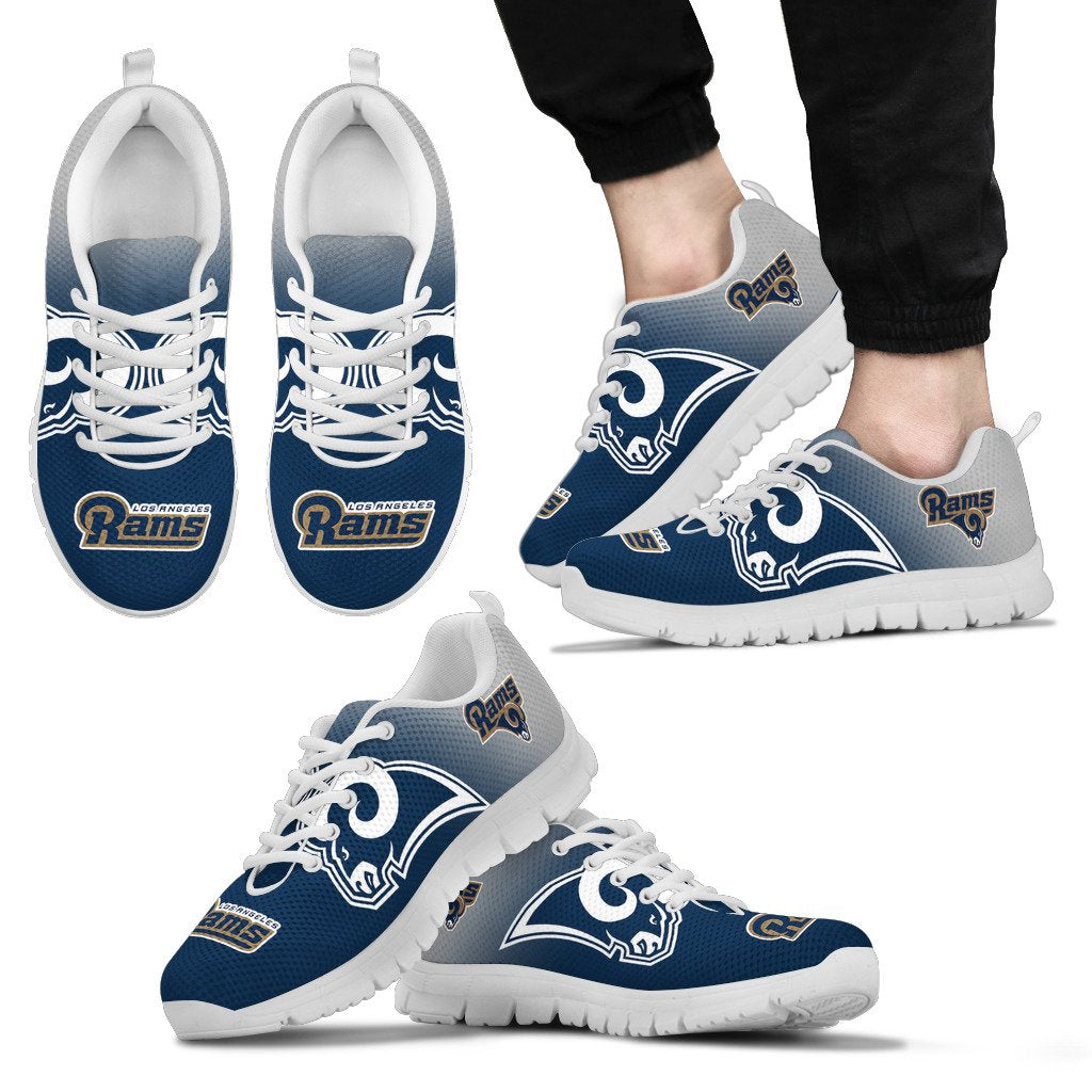 Awesome Unofficial Los Angeles Rams Sneakers